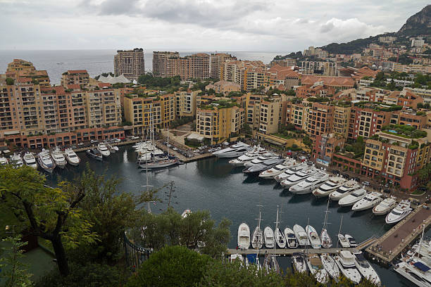 istock View on small port in Monaco 505793018