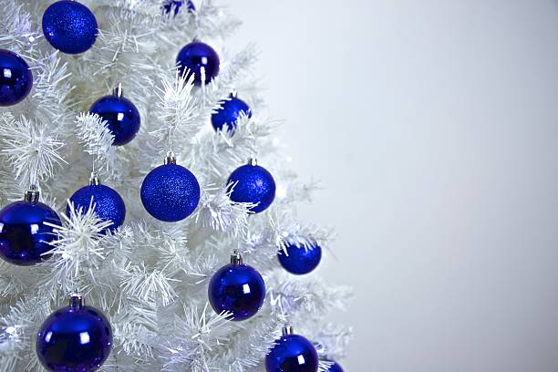 Close-up of a Christmas ornament on a Christmas tree.
