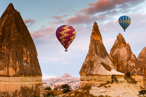 istock hot air balloon trip flying over Cappadocia 505793162