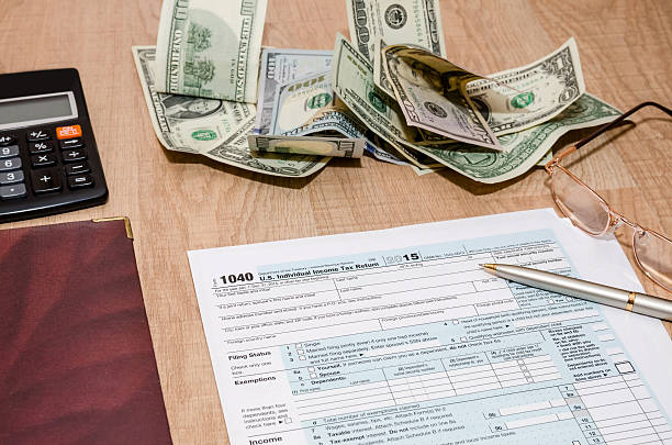 istock federal income tax return 1040 documents for 2016 year 505795714