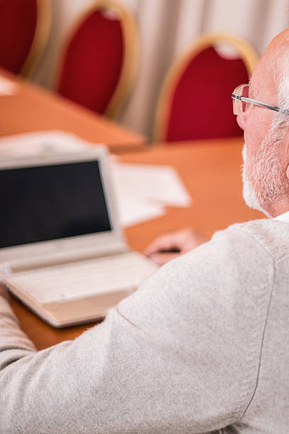 istock Businessman working on the laptop. 505800040
