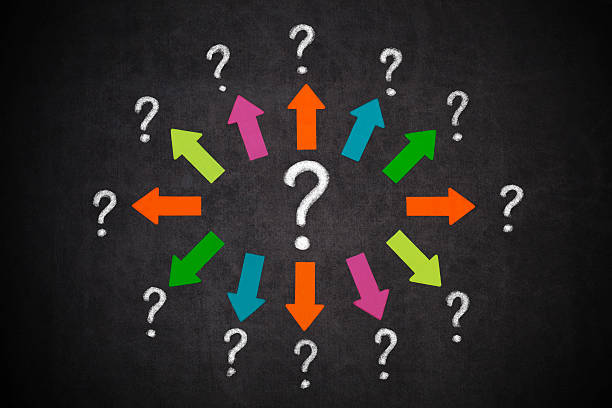 istock Question mark and  arrows sign 505800318