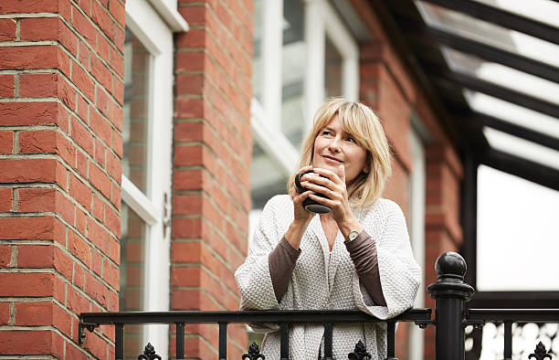 istock Taking in the fresh morning with a coffee 505804176