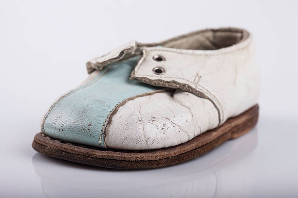 istock children's old shoe on a white background 505817018