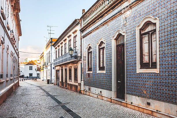 Straßen von Faro, der Algarve. – Foto