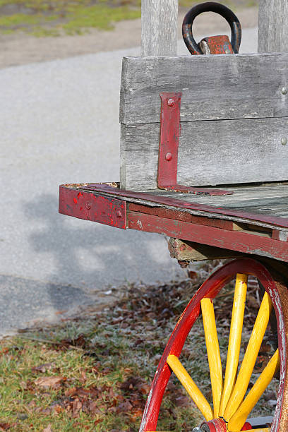 istock Old Wooden Farm Wagon 505820010