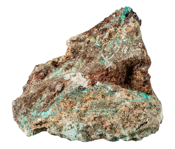 istock Malachite mineral stone isolated 505820660