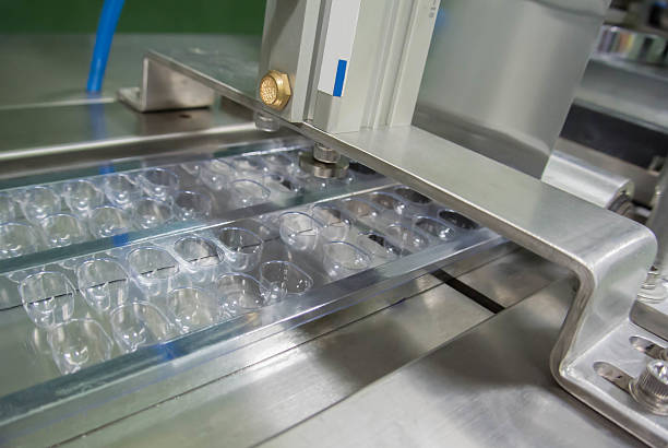 istock blister packing machine in pharmaceutical industrial 505821852