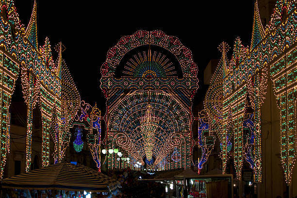 istock Lights during festival (Salento) 505825272