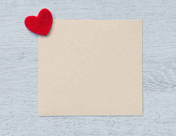 istock Valentines greeting card with a red heart 505826020
