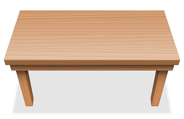 ilustrações de stock, clip art, desenhos animados e ícones de tabela textura de madeira longo - wood table