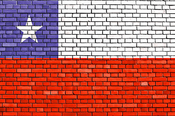 istock flag of Chile painted on brick wall 505837591