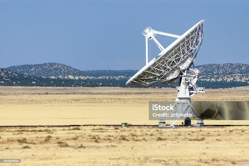 Very Large Array, Very Large Array,Very Large Array, Antenna - Aerial Stock Photo