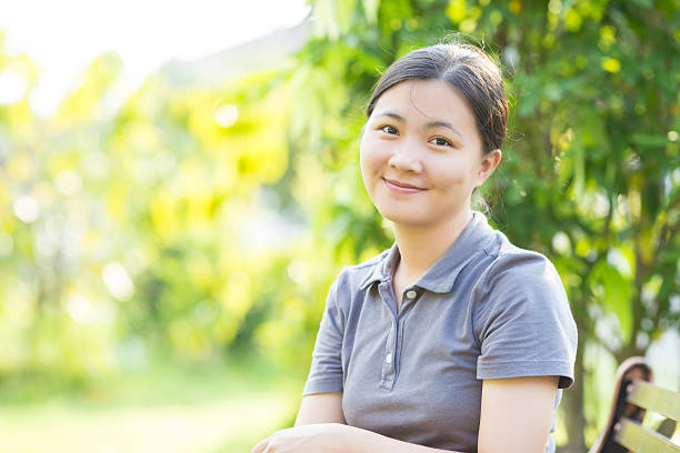 istock Woman with Relax Time at Park 505839716