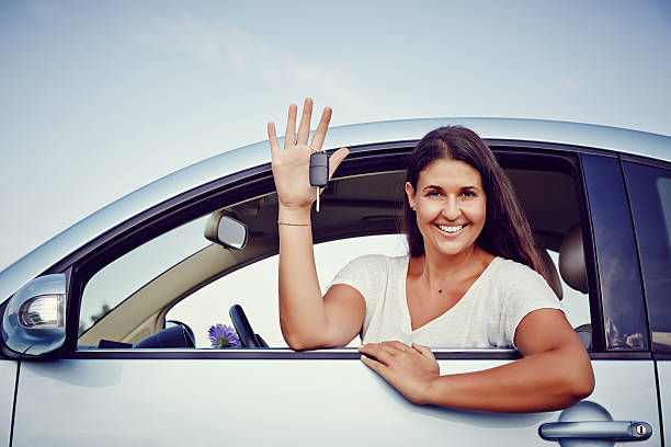 istock Rental Car Woman 505840307
