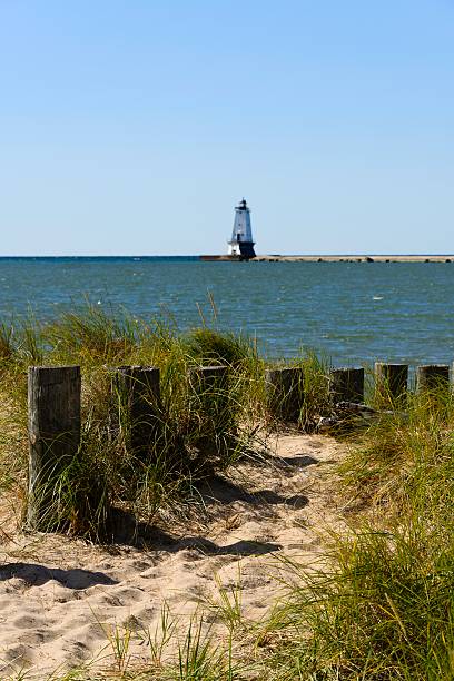 istock Ludington's North Breakwater Lighthouse 505840560
