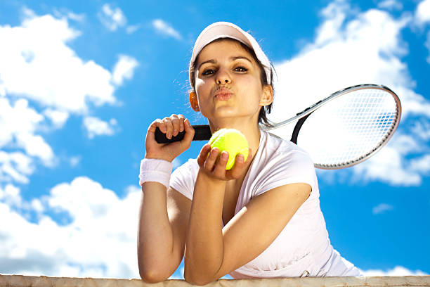 istock Woman playing tennis 505840647