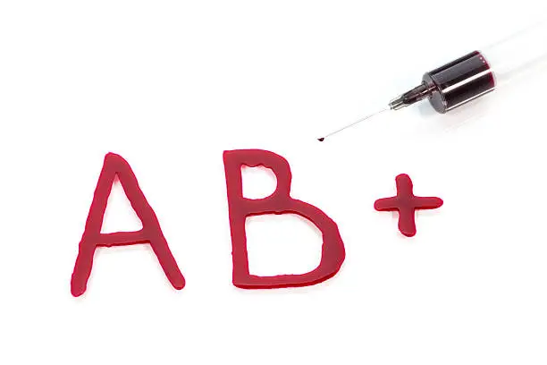 Photo of AB+ blood group