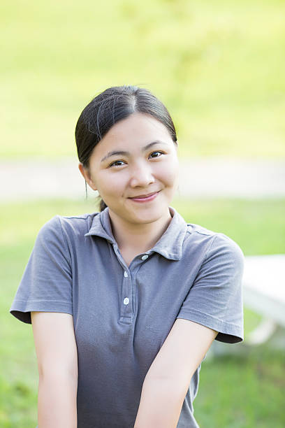 istock Woman with Relax Time at Park 505840820