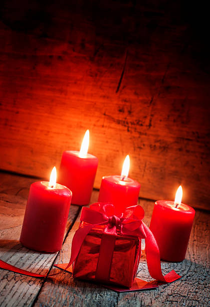 istock Gift for Valentine's Day in a red box 505843018