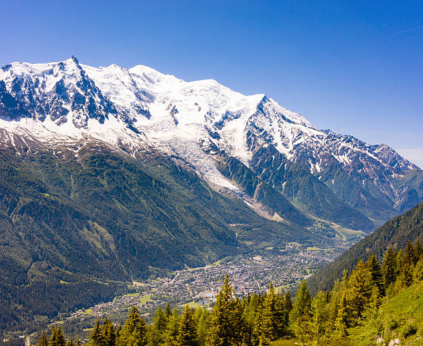 istock Chamonix and Mont Blanc in Summer 505843654