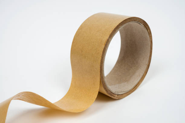 istock Yellow paper tape 505843823