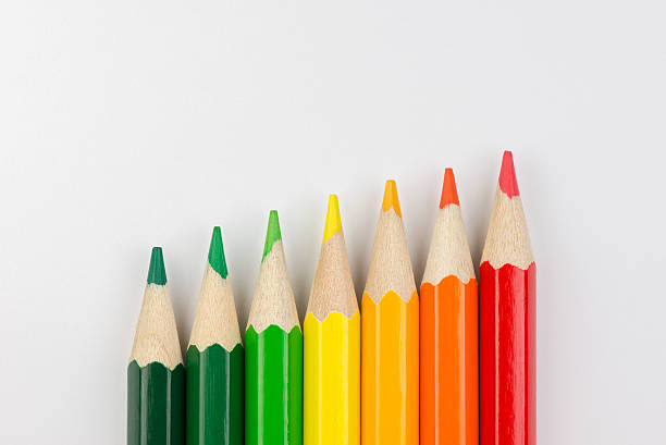 istock Conceptual crayons as energy label colors. 505844180