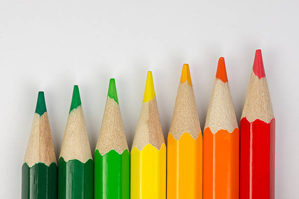 istock Conceptual crayons as energy label colors. 505846374