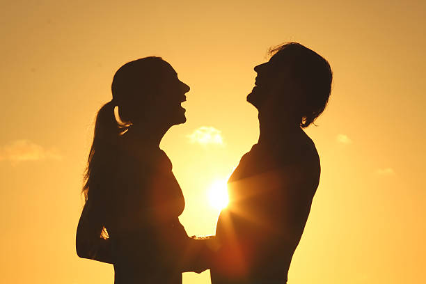istock Happy couple at the beach 505847742