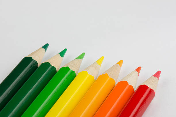 istock Conceptual crayons as energy label colors. 505848266