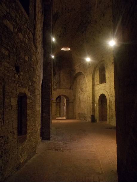 perugia - inside of rocca paolina. 