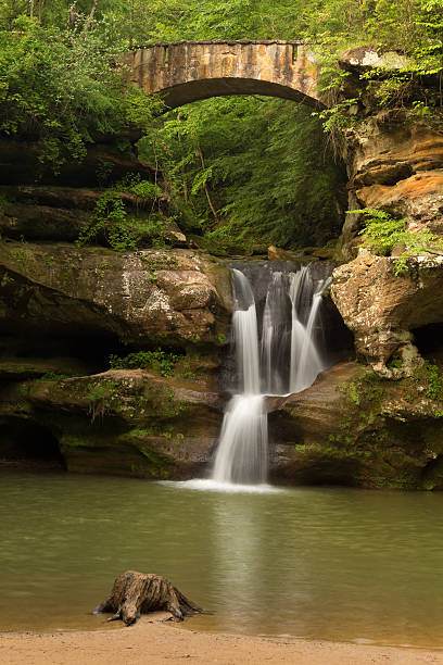 istock Upper Falls at Hocking Hills State Park, Ohio. 505849984