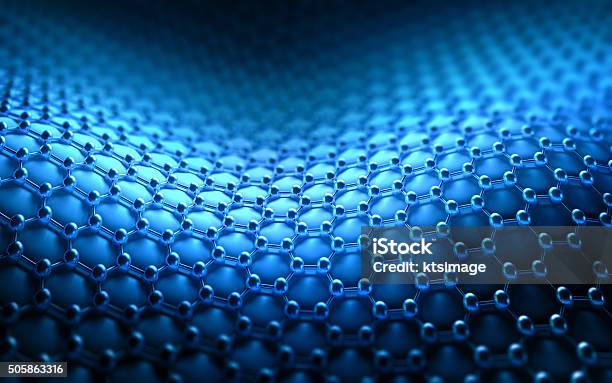 Crystallized Carbon Hexagonal System Stock Photo - Download Image Now - Hexagon, Chemical, Chemistry