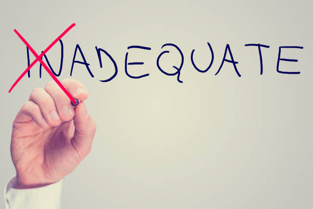 istock Concept of Inadequate versus Adequate 505869025
