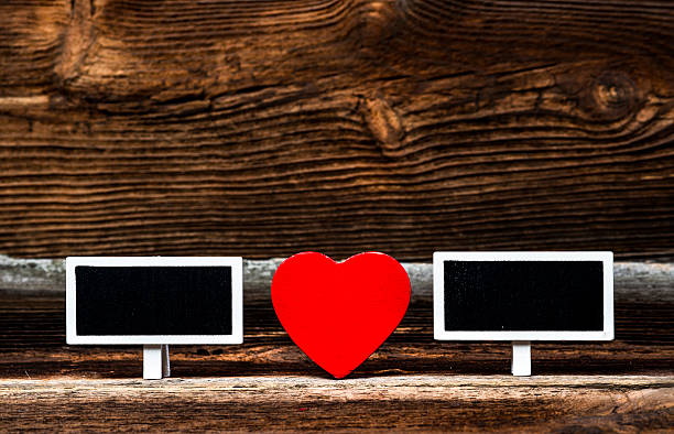 istock Two Small Blackboards And Red Heart 505869842