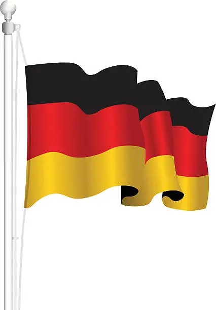 Vector illustration of germany flag