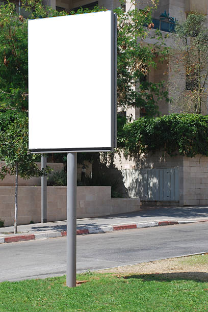 istock White blank Street Sign 505871166