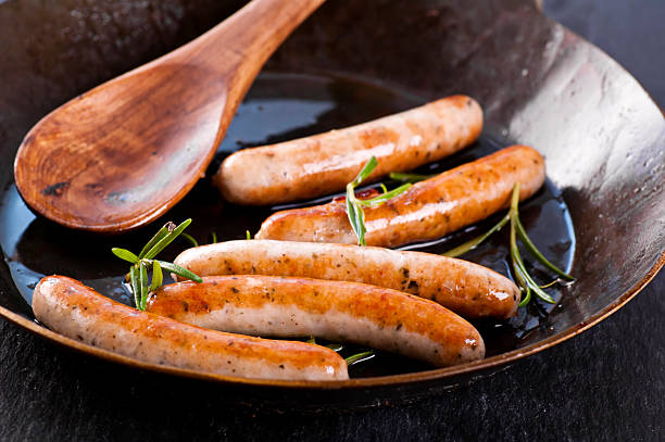 istock Bratwurst Roasted in a fryer 505871287
