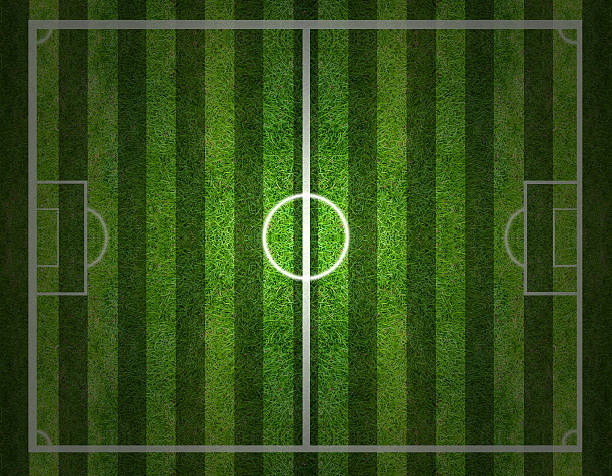 istock soccer field, Green grass background and texture 505871977