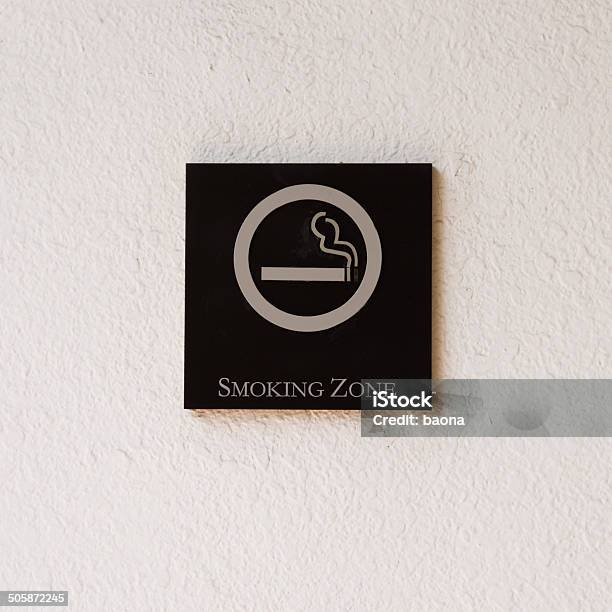 Smoking Zone Stock Photo - Download Image Now - Addiction, Built Space, Cigarette