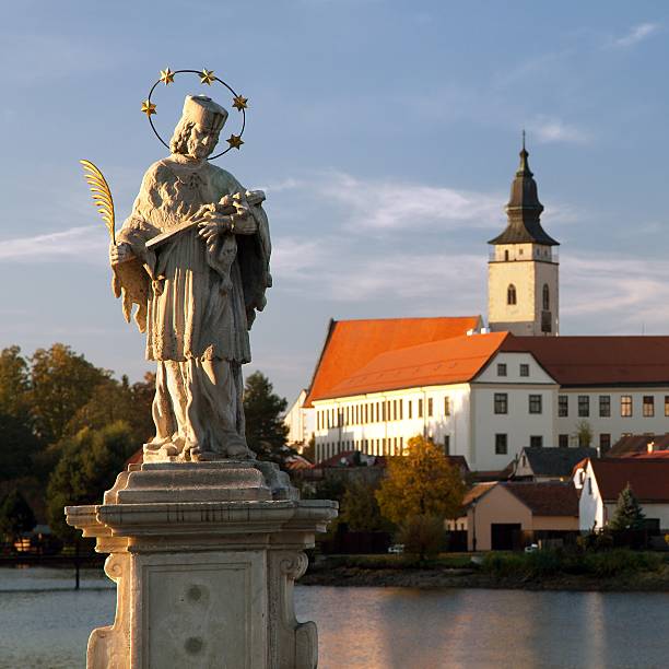 istock Evening view of Telc or Teltsch town 505872626