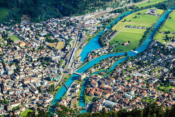 istock Interlaken town, Switzerland 505873627