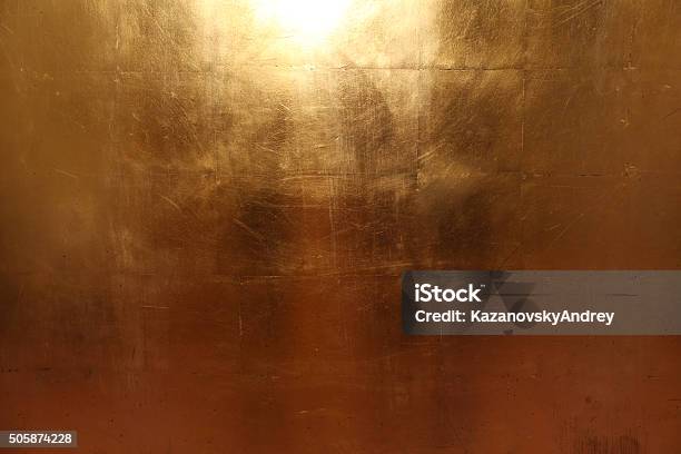 Texture Of An Gold Metall Plates Stock Photo - Download Image Now - Gold - Metal, Textured, Bronze Colored