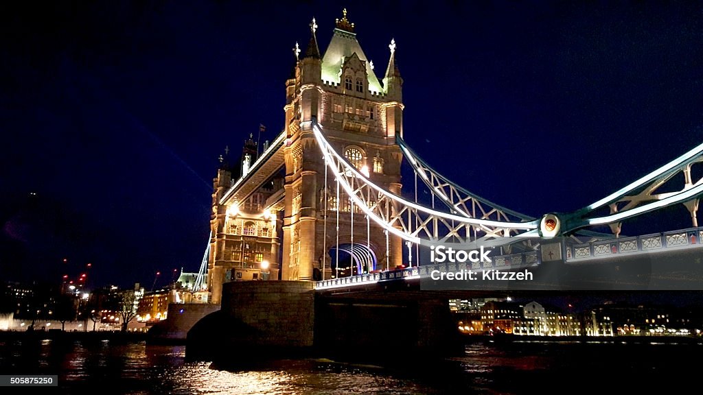 Tower Bridge in London The world famous Tower Bridge in London England.  Architecture Stock Photo