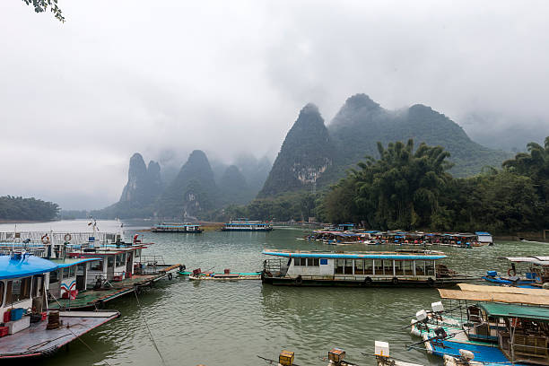 Habor at Xinping Ancient Town, Guilin, Guangxi, China