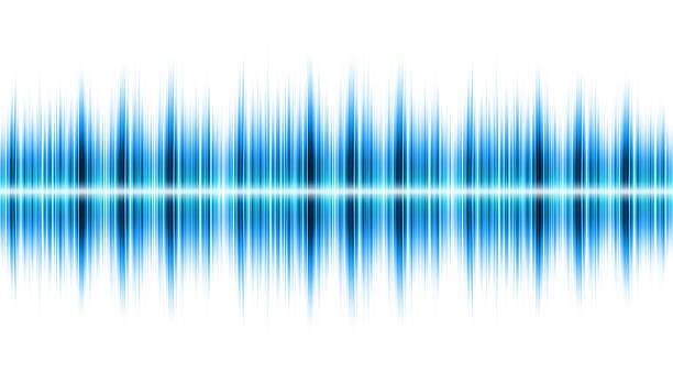 istock Sound wave isolated on white background 505887057