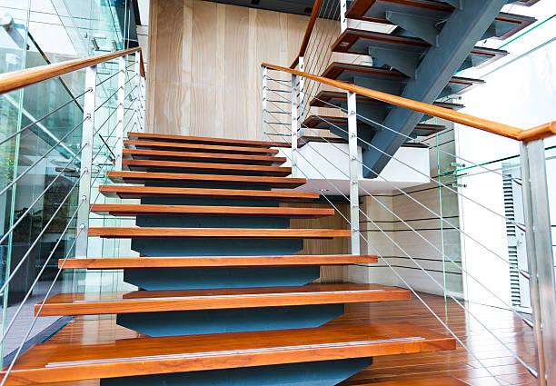 istock wooden staircase 505887127