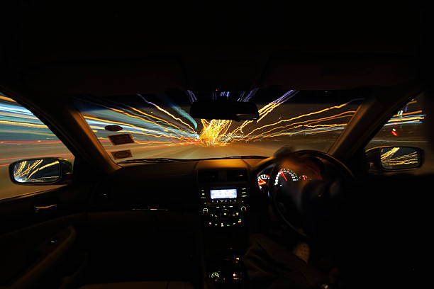 istock motion blur  of the vehicle and light 505887414