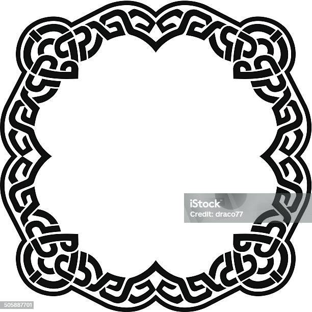 Celtic Frame Stock Illustration - Download Image Now - Border - Frame, Celtic Style, Tied Knot