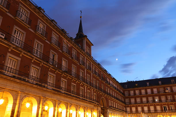 istock Plaza Mayor in Madrid at Night 505888547